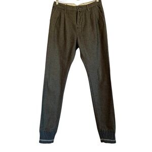 Scotch & Soda Cotton Twill Knit Cuff Joggers Tailored Utility 29 x 34